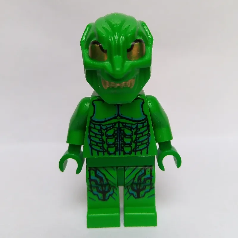 Green Goblin with Gold Eyes on Helmet