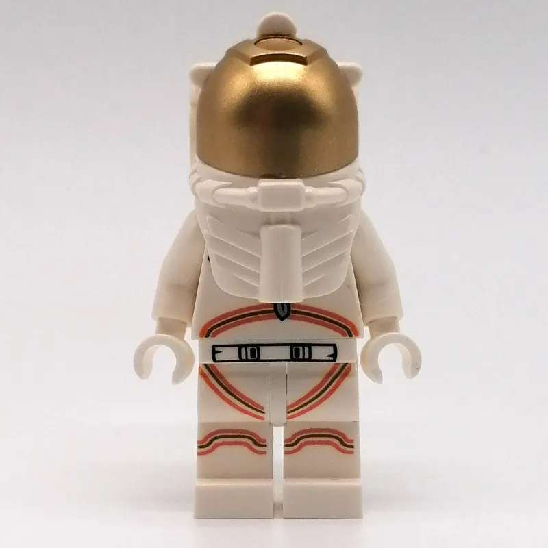 Astronaut - White Torso and Legs, Orange Trim