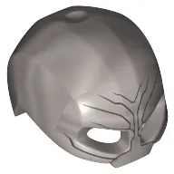 Helmet / Mask, High Sides with Lines on Face and Forehead Print