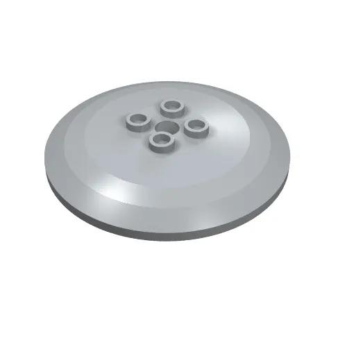 Dish 6 x 6 Inverted (Radar) with Hollow Studs