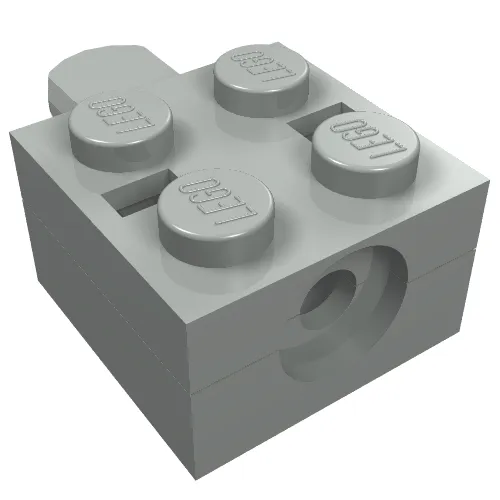 Arm Holder Brick 2 x 2 without Hole and 1 Arm