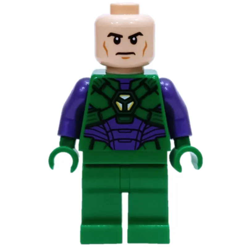 Lex Luthor in Green and Dark Purple Armor