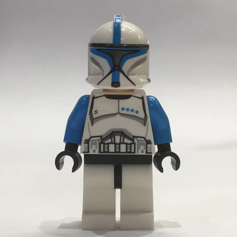 Clone Trooper Lieutenant, Dark Azure Markings, Plain Legs