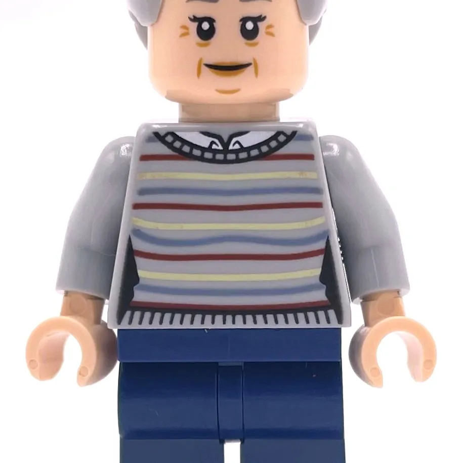 Aunt May, Light Bluish Gray Sweater