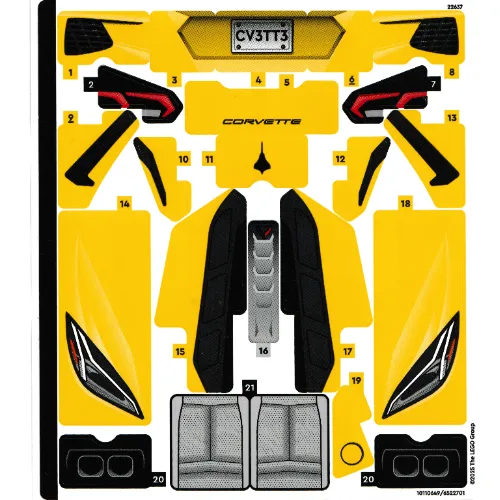 Sticker Sheet for Set 42205-1