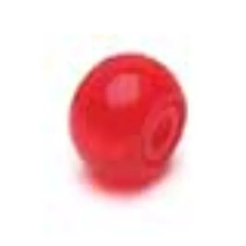 Pen Bead, Round Orb with Blue Facemask Print