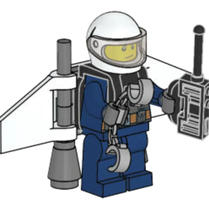 Police Officer with Jetpack