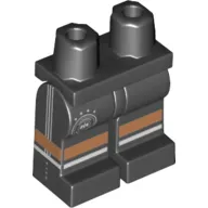 Hips and Black Legs with DFB Logo with 4 Stars, Nougat and White Stripes, Lines on Sides Print