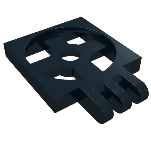 Turntable 2 x 2 Plate with Hinge, Base [3 Fingers]