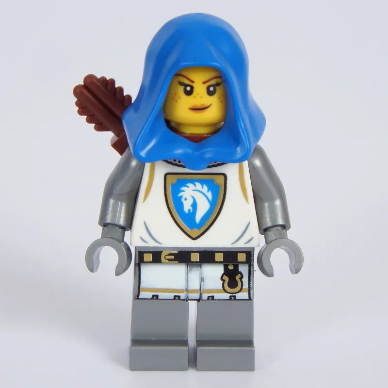 Archer, White Tunic, Blue Hood, Quiver