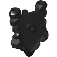 Shield Pentagonal with Rock Edges