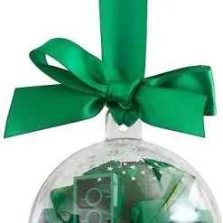 Holiday Ornament with Green Bricks