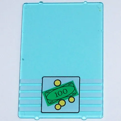 Glass for Window 1 x 4 x 5 with Bank Money 4 Coins Print