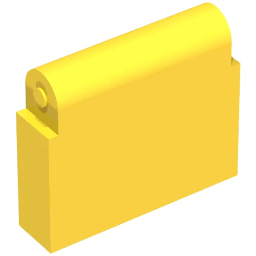 Fabuland, Car Roof, Flippable - Hinge Brick