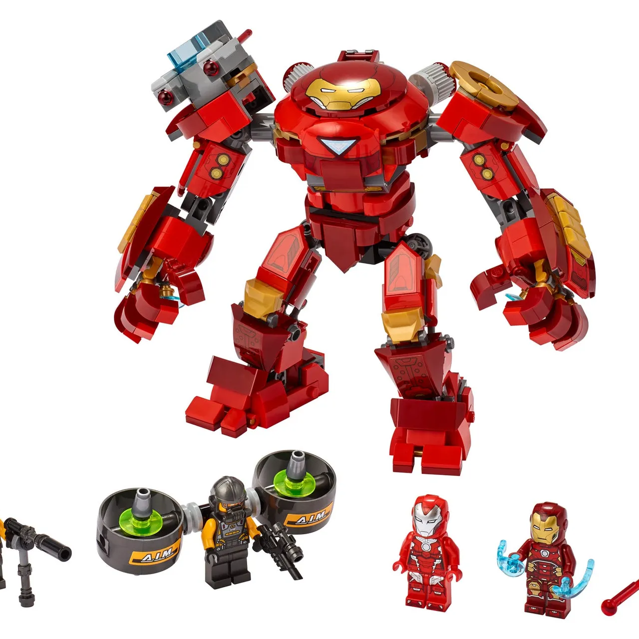 Iron Man Hulkbuster versus A.I.M. Agent
