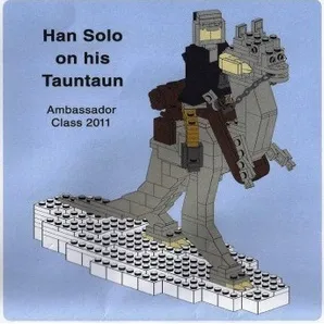 Han Solo on his Tauntaun