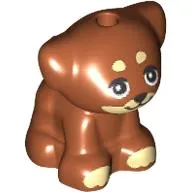 Animal, Dog Pup with White Spots, Mouth, Paws print (Aira)