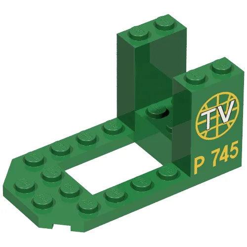 Cockpit 7 x 4 x 3 with TV Logo and P 745 Print