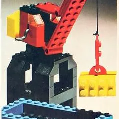 Port Crane and Flat Waggon