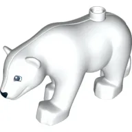 Duplo Animal Bear Adult New Style, Squared Eyes Print