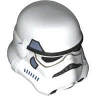Helmet Stormtrooper, Dotted Mouth, Blue and Sand Blue Print