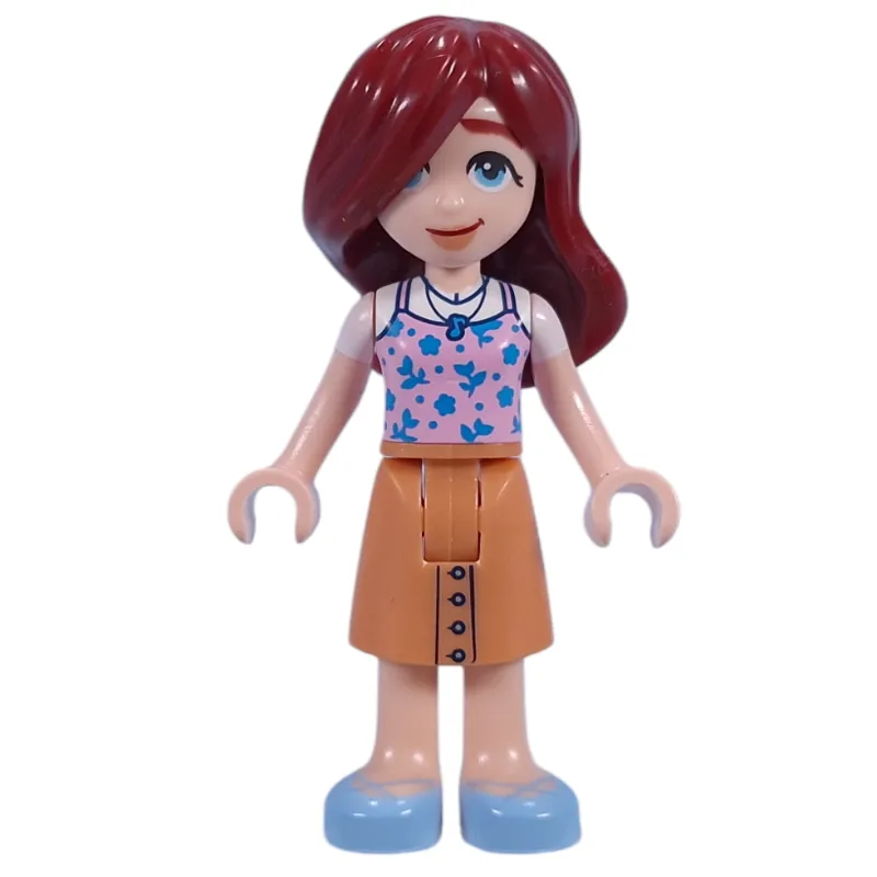 Paisley - Lavender Top, Nougat Skirt