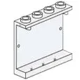 1 x 4 x 3 Train Window Clear