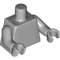 Torso, Light Bluish Gray Arms and Hands