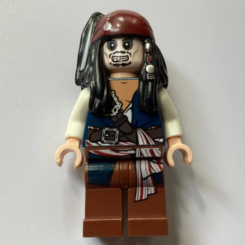 Captain Jack Sparrow with Skeleton Face - 3626c Head