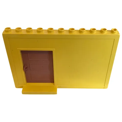Duplo Building Wall 1 x 11 x 6 with Sliding Recessed Door