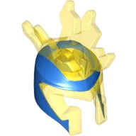 Helmet with 6 Lightning Bolts and Blue Pattern
