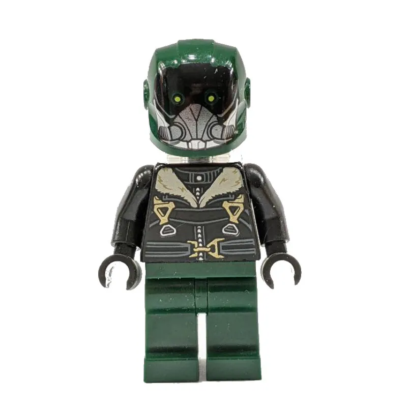 Vulture with Black Jacket with Fur Collar