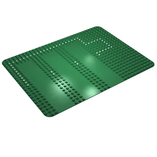 Baseplate 24 x 32 with Three Driveways and Dots Print [347]