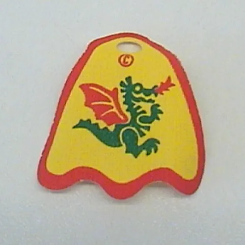 Neckwear Cape, Round Lobes with Dragon Print