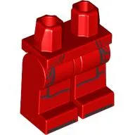 Hips and Red Legs with Black Imperial Praetorian Guard Armor print