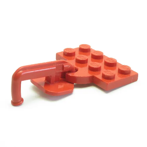 Plate Special 2 x 4 with Train Coupler Open with Hook