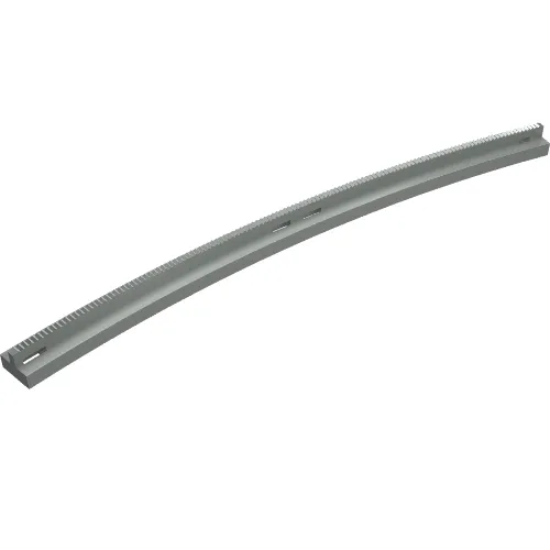 Vehicle Track, Train, Slotted Rail Curved Outside