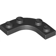 Plate Round Corner 3 x 3 with 2 x 2 Round Cutout