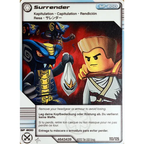 Trading Card, Ninjago Deck #2: 113 - Surrender - International Version
