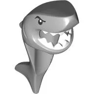 Mask Shark Head with Tail and Fin with Eyes and White Teeth Print