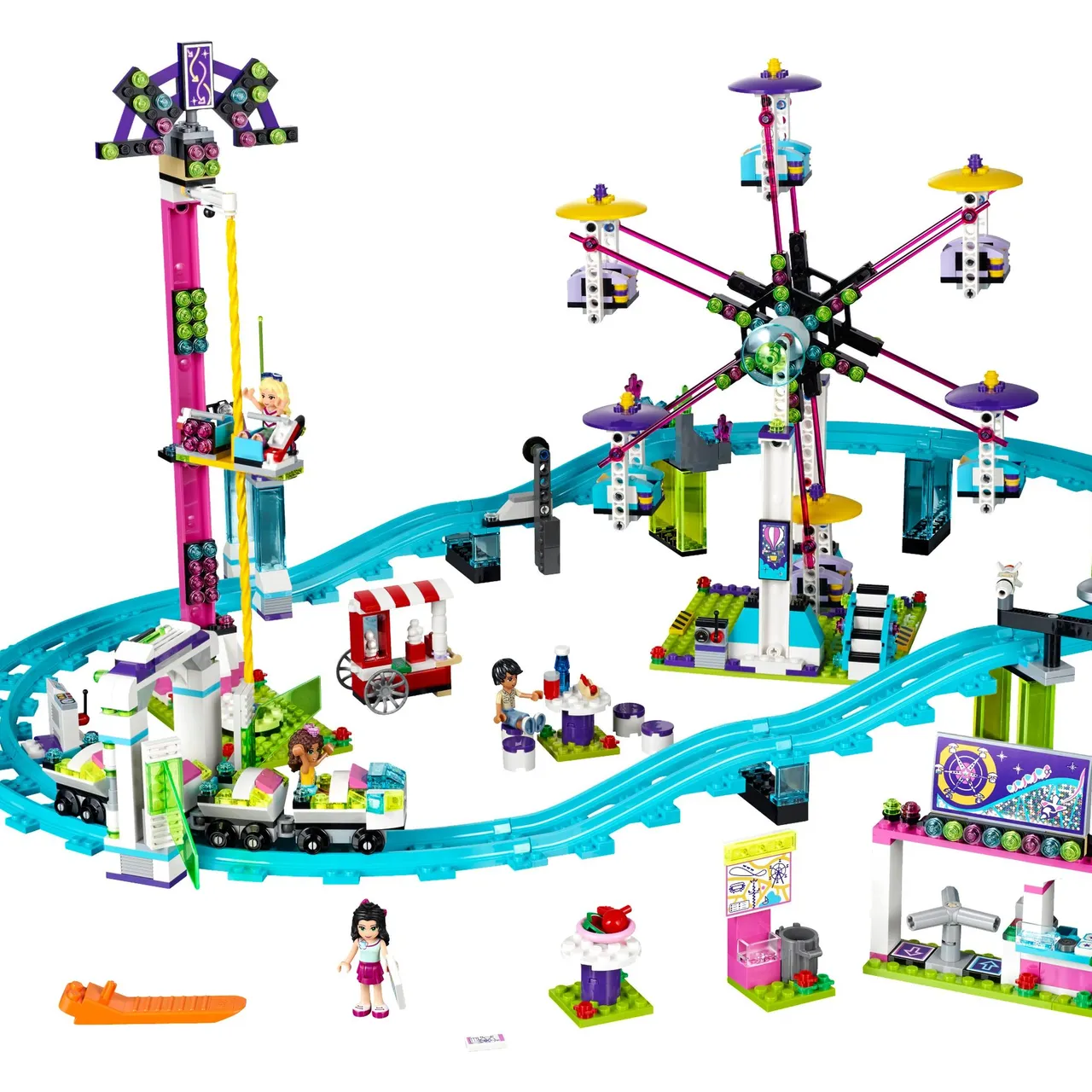 Amusement Park Roller Coaster