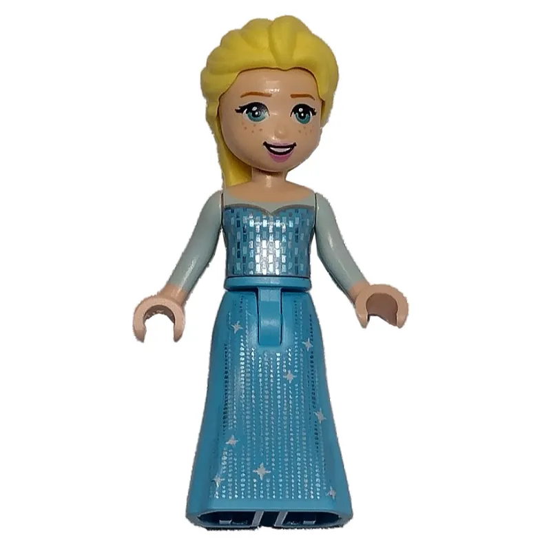 Elsa, Medium Azure Dress, No Cape