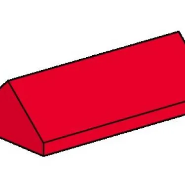 2 x 4 Ridge Roof Tiles Steep Sloped Red