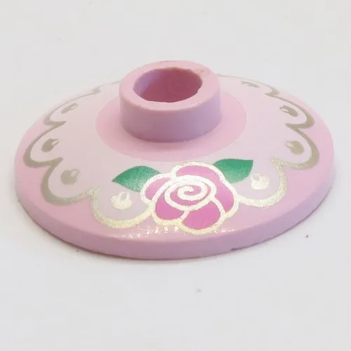 Dish 2 x 2 Inverted [Radar] with Lace and Flower Print