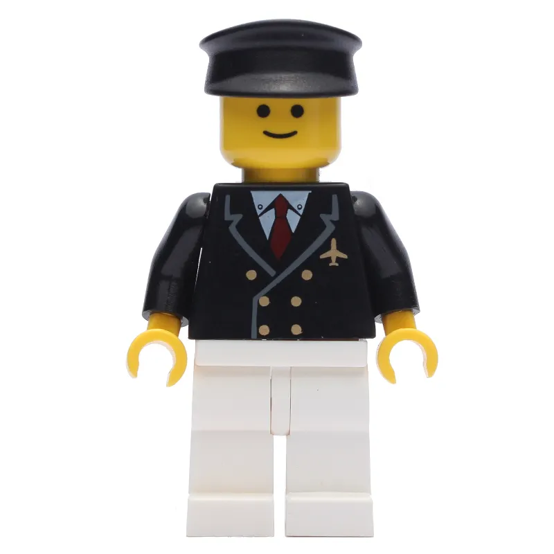 Pilot - Black Torso, White Legs, Black Cap