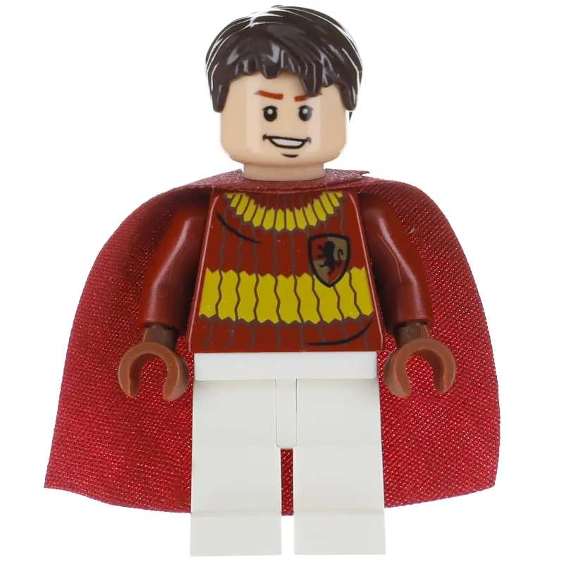 Oliver Wood, Dark Red, Yellow, and White Gryffindor Quidditch Uniform