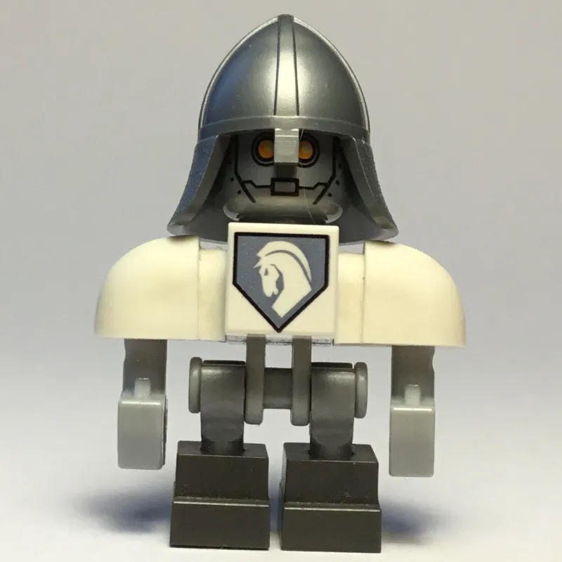 Lance Bot with Silver Helmet