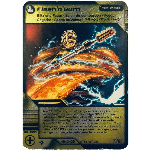 Trading Card, Ninjago Deck #2: 73 - Flash 'n' Burn - North American Version
