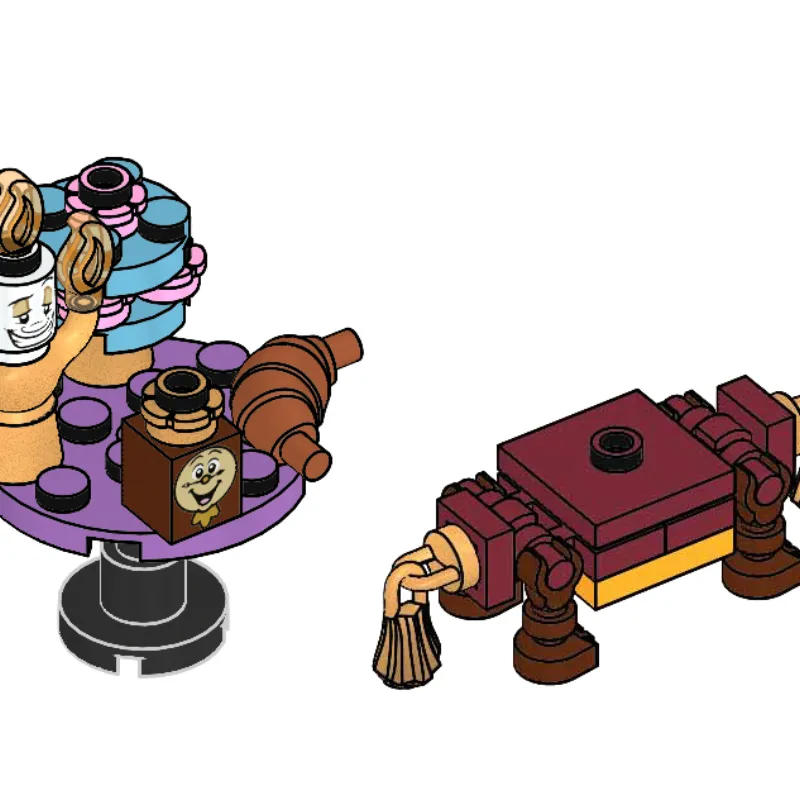 Cogsworth, Lumière & Sultan