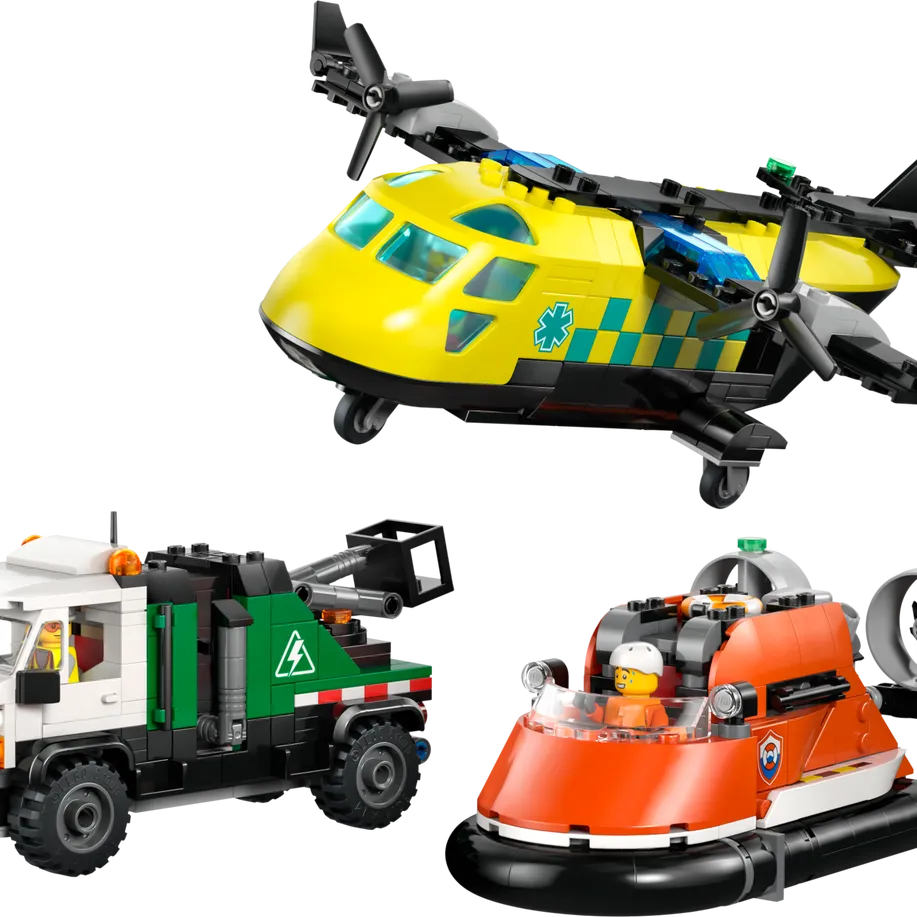 Airplane, Service Truck & Hovercraft Remix